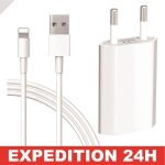Chargeur pour iphone 8, 6, 6s, 7, 7 plus, 10, xr, xs, se, ipod touch 5g, max adaptateur telephone connecteur ...