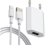 Chargeur pour iphone 8, 6, 6s, 7, 7 plus, 10, xr, xs, se, ipod touch 5g, max adaptateur telephone connecteur ...