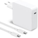 Chargeur macbook pro 100w compatible avec mac book pro 13 14 15 16 pouces pour type c 96w 87w 61w 30w ...