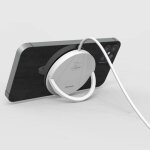 Chargeur magn�tique sans fil portable, coussinet de charge rapide, pour t�l�phone portable 12 pro max ...