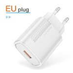 Chargeur mural rapide 18w pd, prise ue / us, usb, quik charge 3. 0, pour tlphone portable, iphone 12 ...