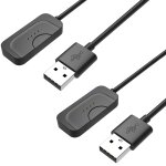 Chargeur compatible avec oppo watch 3 / 3 pro / 2 / 1 [lot de 2] cable usb 1 mtre remplacement adaptateur ...