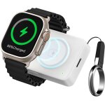 Chargeur portable pour apple watch, batterie externe 1500mah avec c�ble int�gr�, chargeur apple watch ...