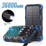 Chargeur portable batterie, powerbank bleu 30000mah iop1120