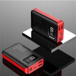 Chargeur portable batterie, powerbank rouge 20000mah iop407 Chargeur portable batterie, powerbank rouge 20000mah iop407