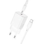 Chargeur rapide 30w + cable usb - c blanc pour iphone 16 / 16 plus / 16 pro / 16 pro max / 15 / 15 plus ...