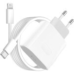 Chargeur rapide pour iphone 14 13 12 11 pro max se mini x xs xr, 20w usb c prise secteur adaptateur et ...