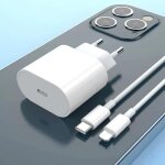 Chargeur rapide iphone usb c 20w avec cable 1m pour iphone 13 - 13 mini - 13 pro - 13 pro max - 12 11, ...
