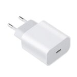 Chargeur rapide usb - c 25w blanc pour iphone 16 pro max / iphone 16 plus / iphone 16 pro / iphone 15 ...