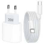 Chargeur rapide usb - c 35w + c�ble usb - c 1m pour iphone 17 pro max iphone 16 15 - e. f. connection ...