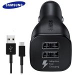 Chargeur rapide voiture allume cigare + c�ble type c samsung galaxy s8 - noir chargeur voiture allume ...