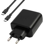 Chargeur samsung charge rapide, 45w chargeur usb c avec 2m type c cble, alimentation prise secteur usbc ...