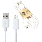 Chargeur samsung universel cable telephone blanc 1m
