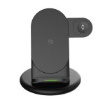 Chargeur sans fil rapide qi 3 en 1, pour iphone samsung galaxy watch samsung galaxy buds + dock