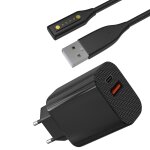 Chargeur secteur 12w + cable compatible avec bose frames alto / frames rondo / frames soprano / frames ...