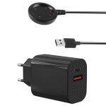 Chargeur secteur 12w + cable compatible avec polar vantage m / vantage m2 / vantage v / vantage v2 / ...