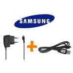 Chargeur secteur + cable data samsung pour samsung gt - i5801 galaxy naos