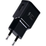Chargeur secteur noir pour samsung galaxy s3 / s3 mini / s4 / s4 mini / s5 mini / s6 / s6 edge / s6 edge ...