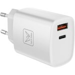 Chargeur secteur ultra rapide 30w duo pour samsung, 25w pd adapter compatible avec samsung galaxy s22 ...