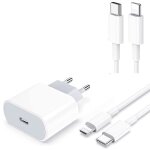 Chargeur secteur usb c type c - charge rapide - compatible iphone lightning et samsung - stra�e tech ...