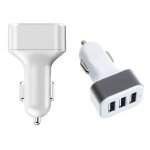 Chargeur triple prise usb 3, 1a universel adaptateur allume cigare voiture auto