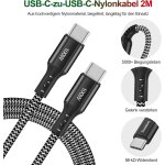 Chargeur ultra rapide usb c 45 w adaptateur secteur avec câble en nylon usb - c de 2 m pour samsung galaxy ... Chargeur ultra rapide usb c 45 w adaptateur secteur avec câble en nylon usb - c de 2 m pour samsung galaxy ...
