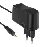Chargeur universel pour tablette 5v 2a avec prise 2, 5 x 0, 7 mm akyga noir