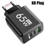 Chargeur usb a 3 ports pd type c, adaptateur de charge rapide mural, prise eu us kr, pour iphone 16, ...
