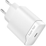Chargeur usb c 25w blanc pour apple watch srie 10 9 8 7 6 5 4 3 2 1 se ultra, charge rapide pps, adaptateur ...