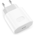 Chargeur usb c, 25w prise usb c chargeur rapide pour iphone 17 16 / 17 16 pro / 17 16 pro max / 17 air ...