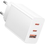 Chargeur usb c 65 w rapide multiple gan alimentation 3 ports chargeur usb c pd 3. 0 compatible iphone ...
