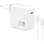 Chargeur usb c gan 65w chargeur rapide de type c avec cble usb c 2m compatible avec macbook charger, ...