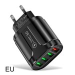 Chargeur usb universel a 4 ports, 45w, charge rapide, pour tlphone portable, voyage et domicile
