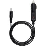 Chargeur de voiture 12v dc cordon d'alimentation 18 awg 5, 5 mm x 2, 5 mm dc vers prise allume - cigare ...
