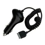 Chargeur voiture allume cigare pour apple iphone 4 / 4s noir