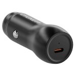 Chargeur voiture allume - cigare usb - c 30w power delivery cygnett noir