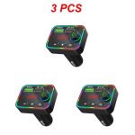 Chargeur de voiture compatible bluetooth 5. 0, transmetteur fm, sans fil, mains libres, rcepteur audio, ...