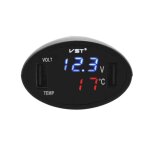 Chargeur de voiture double usb voiture numérique led voltmètre allume cigare adaptateur 3in1 thermomètre ... Chargeur de voiture double usb voiture numérique led voltmètre allume cigare adaptateur 3in1 thermomètre ...