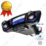 Chargeur de voiture - sans fil mains libres appelant chargeur de voiture transmetteur fm lecteur mp3 ...