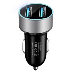 Chargeur de voiture universel 3, 1 a double usb, charge rapide pour t�l�phone portable, pour iphone 12 ...