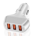 Chargeur de voiture usb 2a a 3 ports qc3. 0, allume - cigare pour t�l�phone portable, compatible avec ...
