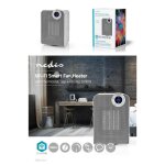 Chauffage radiateur soufflant wi - fi compact 1800 w 3 rglages de chaleur oscillation 15 - 35 c application ...