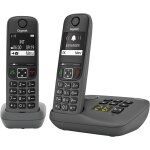 Checarzhn - - no1 - a695a duo - 2 tlphones dect sans fil avec rpondeur - ecran a haut contraste - ...