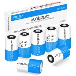 Checarzhn - - no1 - piles cr123a (lot de 6 pices) - batterie au lithium non rechargeable de - 3 volts ...