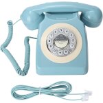 Checarzhn - - no1 - tlphone fixe rtro, ct8019 tlphone vintage classique a l'ancienne avec sonneries ...