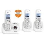 Checarzhn - - no1 - téléphone sans fil, dect xl785 trio avec répondeur, grand ecran et grandes touches ... Checarzhn - - no1 - téléphone sans fil, dect xl785 trio avec répondeur, grand ecran et grandes touches ...
