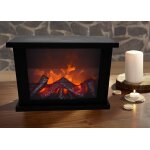Chemine dcorative a led 27, 5 x 14, 5 x 21, 5 cm avec simulation de flamme, lampe a air et interrupteur ...
