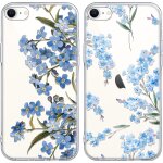Cheng - 2 pices coque pour iphone 8 / 7 / se 2020 / se 2022 4, 7 , transparente silicone avec motif ...