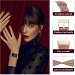 Cheng - cuir bracelet pour xiaomi band 7 pro, hommes et femmes de cuir bracelet de remplacement