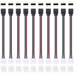 Chenquansarl - connecteur led rvb mâle vers câble femelle, bande 4 broches de 10 mm de large vers cordon ... Chenquansarl - connecteur led rvb mâle vers câble femelle, bande 4 broches de 10 mm de large vers cordon ...